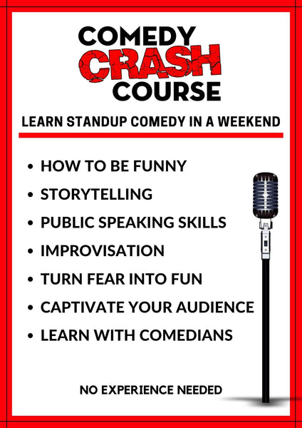 Comedy Crash Course - WEEKEND - Nov 1 & 2