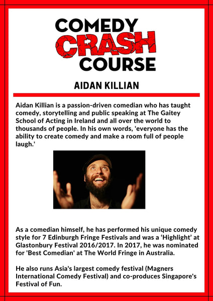 Comedy Crash Course - WEEKEND - Nov 1 & 2